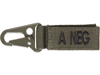 MILTEC Prívesok na kľúče A NEG - olive drab (15917201)