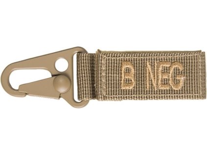 MILTEC Prívesok na kľúče B NEG - coyote (15917405)