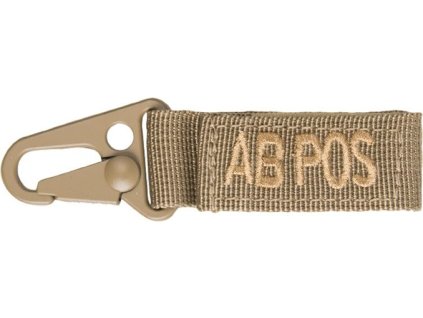MILTEC Prívesok na kľúče AB POS - coyote (15917505)