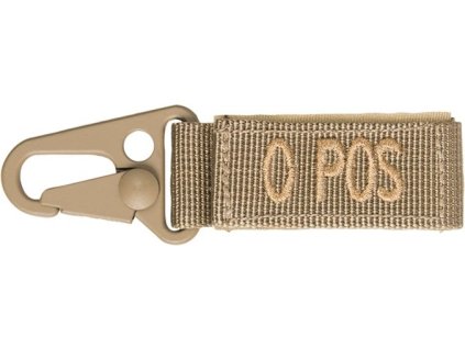 MILTEC Prívesok na kľúče O POS - coyote (15917705)