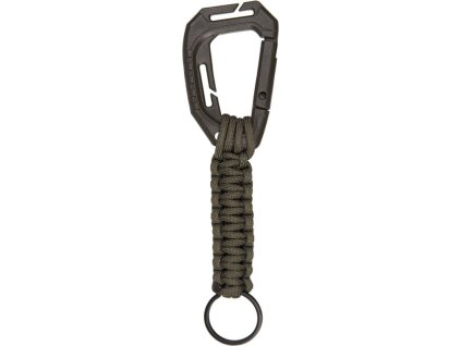 MILTEC Paracord držiak na klúče s karabinou - olive drab (15908001)
