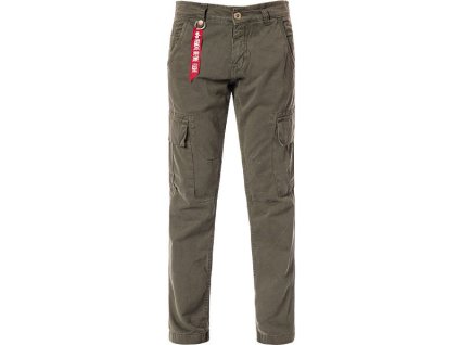 ALPHA INDUSTRIES Dlhé nohavice Agent - khaki (158205/13)