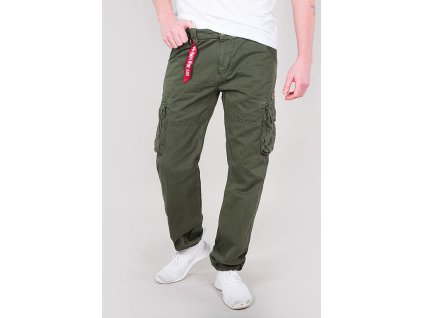 ALPHA INDUSTRIES Dlhé nohavice Jet - dark olive (101212/142)