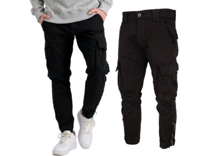ALPHA INDUSTRIES Dlhé nohavice Task Force - black (106203/03)