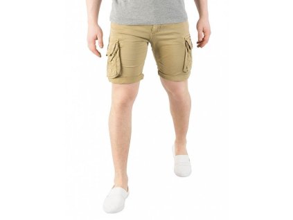 ALPHA INDUSTRIES Krátke nohavice Crew - sand (176203/14)