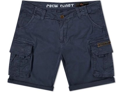 ALPHA INDUSTRIES Krátke nohavice Crew - modré (176203/07)
