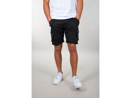 ALPHA INDUSTRIES Krátke nohavice Combat Short - čierne (116210/03)