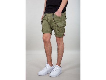 ALPHA INDUSTRIES Krátke nohavice Utility Short - olivové (116213/11)