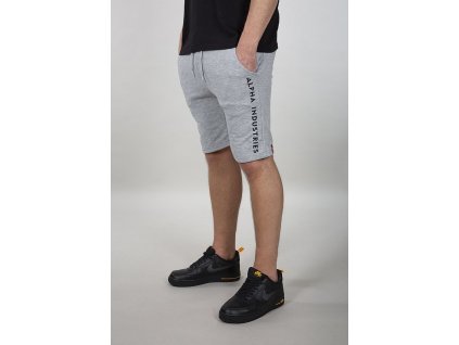 ALPHA INDUSTRIES Krátke nohavice Al Sweat Short - šedé (116365/17)