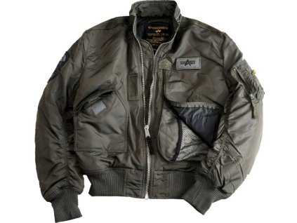 ALPHA INDUSTRIES Bunda Engine - šedá (103101/04)