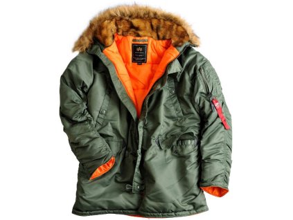 ALPHA INDUSTRIES Bunda N3B VF 59 - sage green (103141/01)