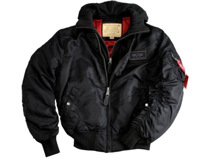 ALPHA INDUSTRIES Bunda MA-1 D-Tec - čierna, čierny golier (183110/515)