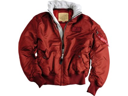 ALPHA INDUSTRIES Bunda MA-1 D-Tec - burgundy (183110/184)