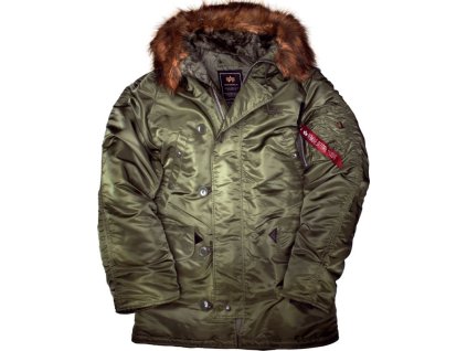 ALPHA INDUSTRIES Bunda N3B - sage green (100106/01)