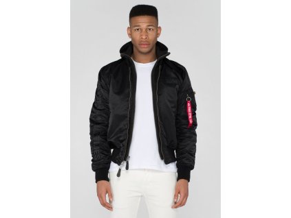 ALPHA INDUSTRIES Bunda MA-1 D-Tec SE - čierna/šedá