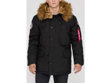ALPHA INDUSTRIES Bunda Polar Jacket - čierna (123144/03)