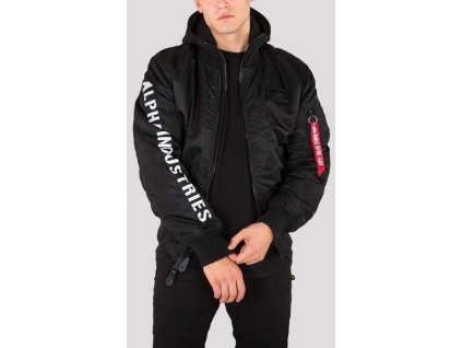 ALPHA INDUSTRIES Bunda MA-1 D-Tec SE - čierna/reflex čierna (133104/285)