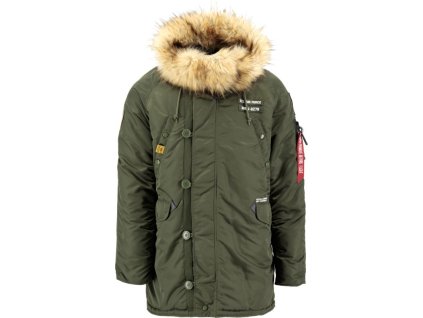 ALPHA INDUSTRIES Bunda N3B Airborne - tmavo zelená (188141/257)