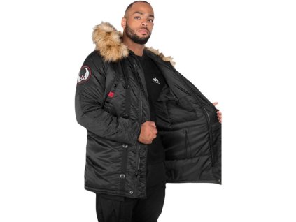 ALPHA INDUSTRIES Bunda N3B Airborne - black (188141/03)