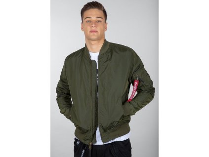 ALPHA INDUSTRIES Bunda MA-1 TT - tmavo zelená (191103/257)