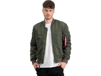 ALPHA INDUSTRIES Bunda MA-1 VF Authentic Overdyed - dark olive (108130/142)