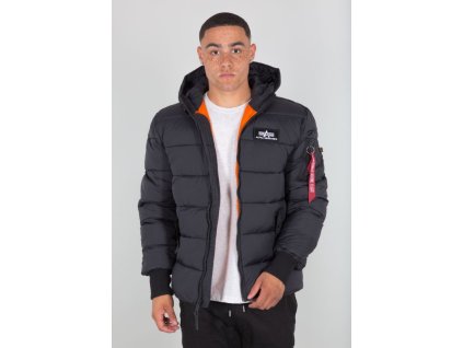 ALPHA INDUSTRIES Bunda Hooded Puffer Alpha FD - black (118113/03)