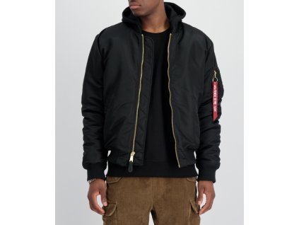ALPHA INDUSTRIES Bunda MA-1 ZH Back EMB - black (138105/03)