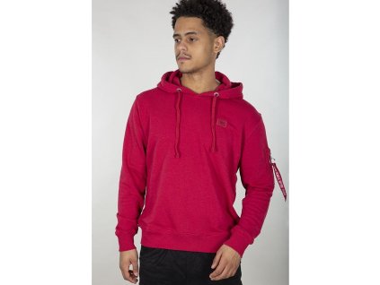 ALPHA INDUSTRIES Mikina X-Fit Hoody - RBF red (158321/523)