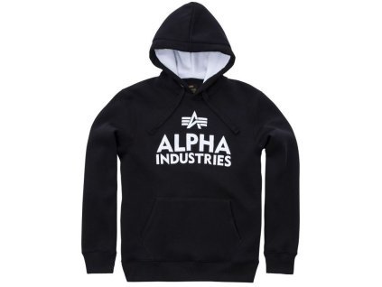 ALPHA INDUSTRIES Mikina Foam Print Hoody - čierna (143302/95)