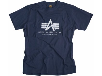 ALPHA INDUSTRIES Tričko BASIC - navy (100501/02)
