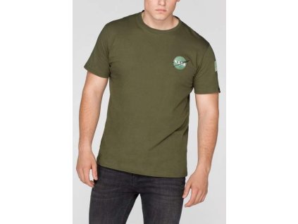 ALPHA INDUSTRIES Tričko Space Shuttle T - dark green (176507/257)