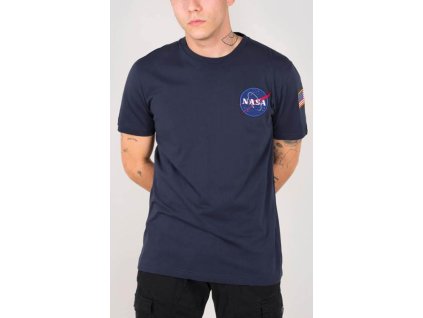 ALPHA INDUSTRIES Tričko Space Shuttle T - modré (176507/07)