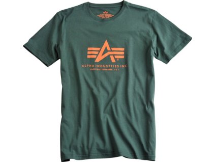 ALPHA INDUSTRIES Tričko BASIC - dark petrol (100501/353)