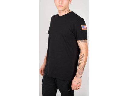 ALPHA INDUSTRIES Tričko NASA T - čierne (176506/03)