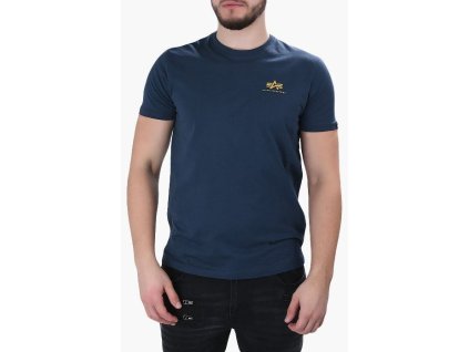 ALPHA INDUSTRIES Tričko BASIC T Small Logo - new navy (188505/435)