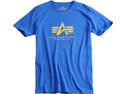 ALPHA INDUSTRIES Tričko BASIC - pacific blue (100501/351)