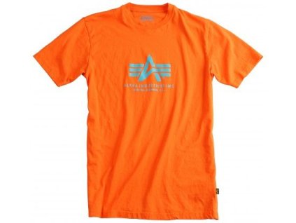 ALPHA INDUSTRIES Tričko BASIC - oranžové (100501/39)