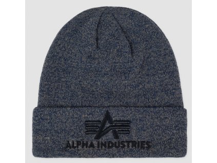 ALPHA INDUSTRIES Čiapka 3D Beanie - charcoal heather (168910/315)