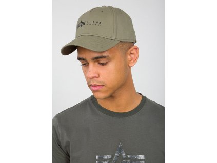 ALPHA INDUSTRIES Šiltovka Alpha Cap - tmavo zelená (126912/257)