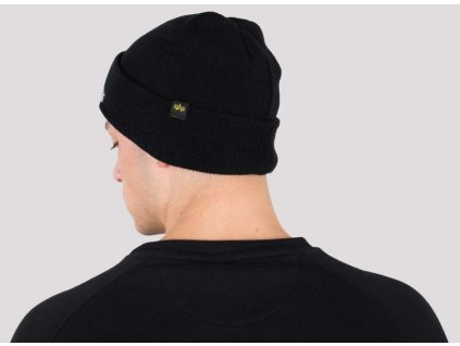 ALPHA INDUSTRIES Čiapka 3D Beanie - čierna (168910/03)