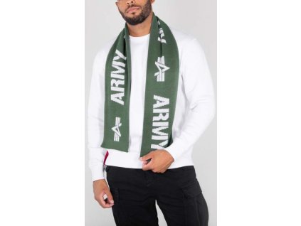 ALPHA INDUSTRIES Šál Army - dark green (188909/257-ohne)