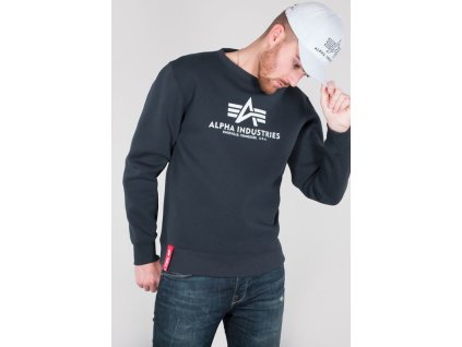 ALPHA INDUSTRIES Mikina Basic Sweater - navy (178302/02)