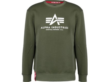 ALPHA INDUSTRIES Mikina Basic Sweater - dark green (178302/257)