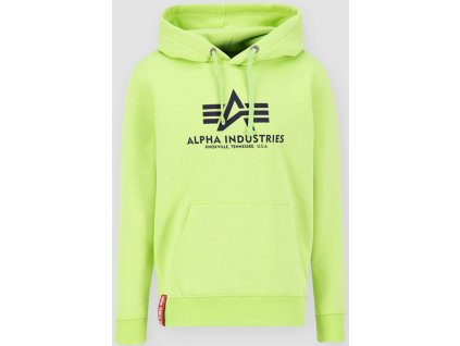 ALPHA INDUSTRIES Mikina Basic Hoody - hornet green (178312/698)