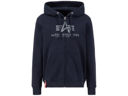 ALPHA INDUSTRIES Mikina Basic Zip Hoody - rep.blue (178325/07)