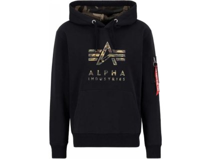 ALPHA INDUSTRIES Mikina Camo TPU - black (146337/03)