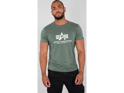 ALPHA INDUSTRIES Tričko BASIC - vintage green (100501/432)
