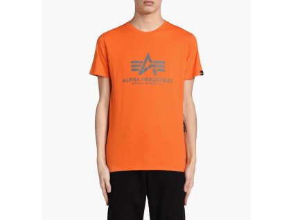 ALPHA INDUSTRIES Tričko BASIC - flame orange (100501/417)