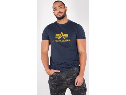 ALPHA INDUSTRIES Tričko BASIC - new navy (100501/435)