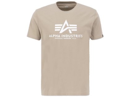 ALPHA INDUSTRIES Tričko BASIC - vintage sand (100501/679)